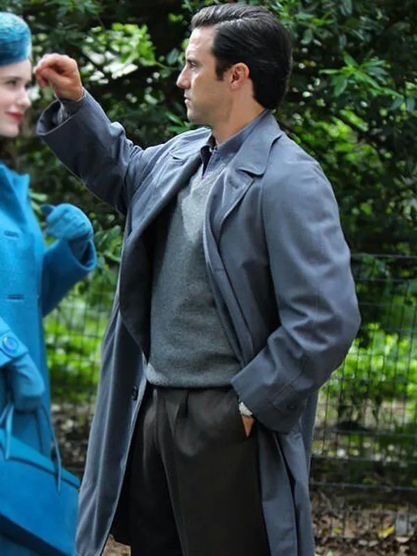 The Marvelous Mrs. Maisel Handsome Man Cotton Trench Coat The Marvelous Mrs. Maisel Handsome Man Cotton Trench Coat