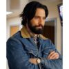  	This Is Us Milo Ventimiglia Denim Blue Jacket