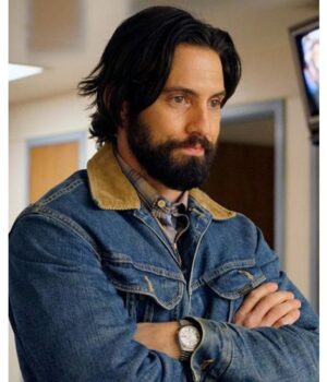  	This Is Us Milo Ventimiglia Denim Blue Jacket
