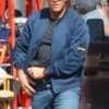  	The Terminal List Chris Pratt Blue Cotton Jacket