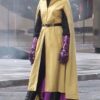  	Leslie Bibb Cape Jupiter’s Legacy Yellow Coat