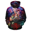  	Stranger Things 3 Multicolor Hoodie