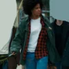  	Mick Stranger Things Green Cotton Jacket