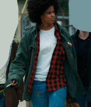  	Mick Stranger Things Green Cotton Jacket