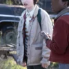  	Finn Wolfhard Stranger Things Off White Cotton Jacket