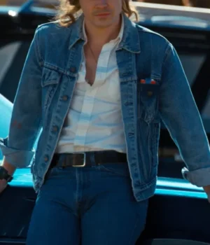  	Stranger Things Dacre Montgomery Blue Denim Jacket