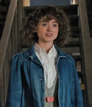  	Natalia Dyer Stranger Things Nancy Wheeler Denim Jacket