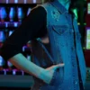  	Joseph Quinn Stranger Things Blue Denim Vest