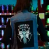  	Joseph Quinn Stranger Things Blue Denim Vest