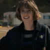  	Stranger Things Robin Buckley Black Denim Jacket
