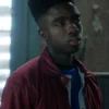  	Stranger Things Lucas Sinclair Maroon Cotton Jacket