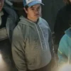  	Stranger Things Dustin Henderson Grey Fleece Hoodie