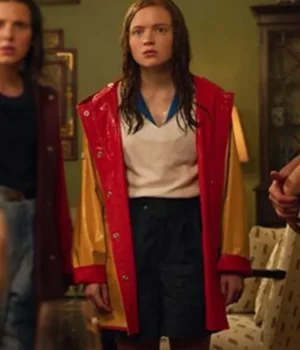  	Max Mayfield Stranger Things Red and Yellow Coat