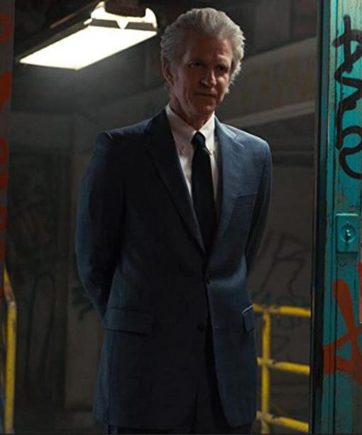 Stranger Things Martin Brenner Blue Blazer Suiting Coat Stranger Things Martin Brenner Blue Blazer Suiting Coat