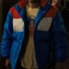  	Stranger Things Jim Hopper Blue Parachute Colorblock Jacket