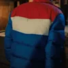  	Stranger Things Jim Hopper Blue Parachute Colorblock Jacket