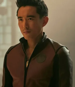  	The Umbrella Academy Ben Hargreeves Real Leather Jacket