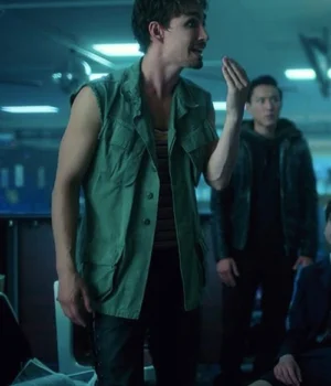  	The Umbrella Academy Klaus Green Cotton Vest