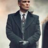  	Peaky Blinders Cillian Murphy Black Wool Coat