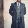  	Peaky Blinders Cillian Murphy Black Wool Coat