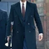  	Peaky Blinders Adrien Brody Black Wool-Blend Trench Coat