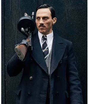  	Peaky Blinders Luca Matteo Zizzari Black Trench Coat