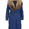  	Peaky Blinders S05 Ada Shelby Fur Collar Trench Coat