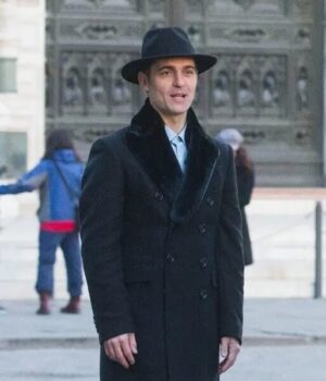  	Money Heist Berlin Black Wool Coat