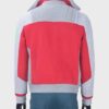 Titans Ryan Potter Beast Boy Red and Grey Bomber Jacket Titans Ryan Potter Beast Boy Red and Grey Bomber Jacket