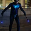  	Brenton Thwaites Titans Nightwing Leather Costume Jacket