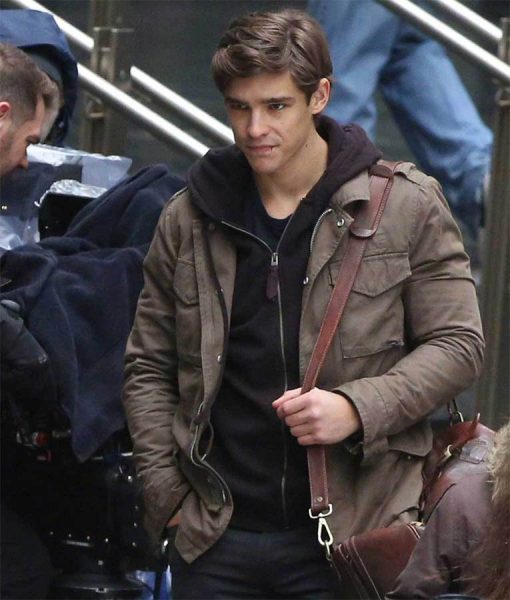Titans Brenton Thwaites Brown Cotton Jacket Titans Brenton Thwaites Brown Cotton Jacket