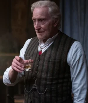  	Roderick Burgess The Sandman Plaid Wool Vest