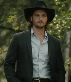  	Yellowstone S05 Luke Grimes Black Blazer