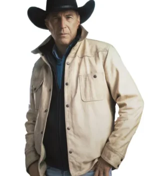  	Yellowstone S05 John Dutton Cream White Jacket