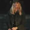  	Beth Dutton Yellowstone S05 Black Cotton Jacket