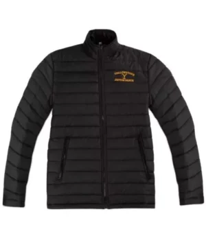  	Dutton Ranch Yellowstone S05 Black Puffer Jacket