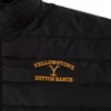  	Dutton Ranch Yellowstone S05 Black Puffer Jacket