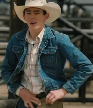  	Finn Little Yellowstone S05 Denim Blue Jacket