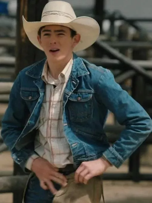Finn Little Yellowstone S05 Denim Blue Jacket Finn Little Yellowstone S05 Denim Blue Jacket