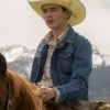Finn Little Yellowstone S05 Denim Blue Jacket Finn Little Yellowstone S05 Denim Blue Jacket