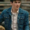 Finn Little Yellowstone S05 Denim Blue Jacket Finn Little Yellowstone S05 Denim Blue Jacket