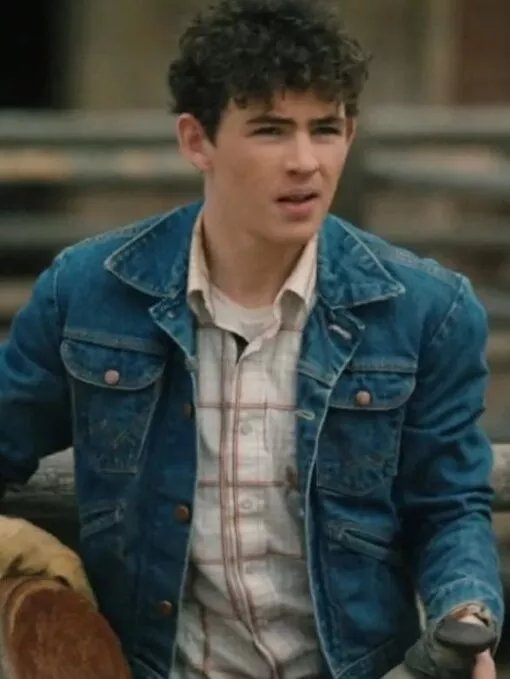 Finn Little Yellowstone S05 Denim Blue Jacket Finn Little Yellowstone S05 Denim Blue Jacket