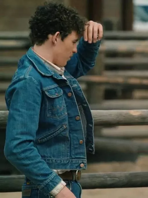 Finn Little Yellowstone S05 Denim Blue Jacket Finn Little Yellowstone S05 Denim Blue Jacket