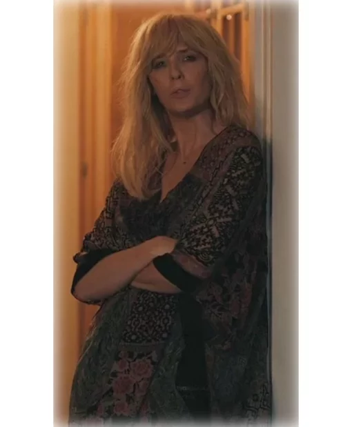 Kelly Reilly Beth Dutton Yellowstone S05 Mix Print Kimono Kelly Reilly Beth Dutton Yellowstone S05 Mix Print Kimono