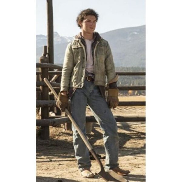 Yellowstone Young Rip Wheeler Denim Trucker Jacket Yellowstone Young Rip Wheeler Denim Trucker Jacket