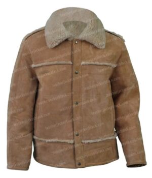  	Yellowstone S04 Walker Shearling Fur Suede Leather Jacket