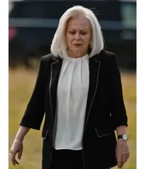  	Yellowstone S04 Caroline Warner Black Blazer Coat