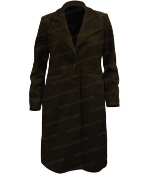  	Yellowstone S04 Beth Dutton Wool Green Long Coat
