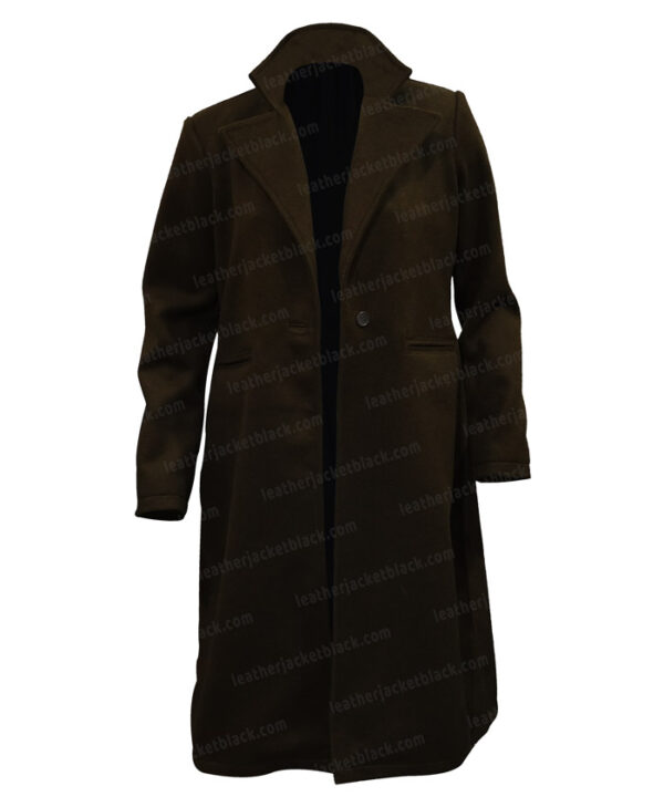 Yellowstone S04 Beth Dutton Wool Green Long Coat Yellowstone S04 Beth Dutton Wool Green Long Coat