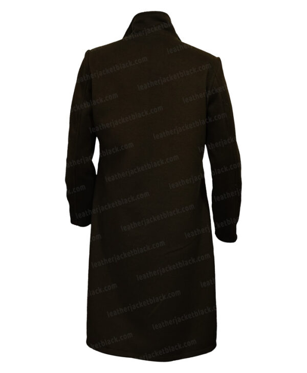 Yellowstone S04 Beth Dutton Wool Green Long Coat Yellowstone S04 Beth Dutton Wool Green Long Coat